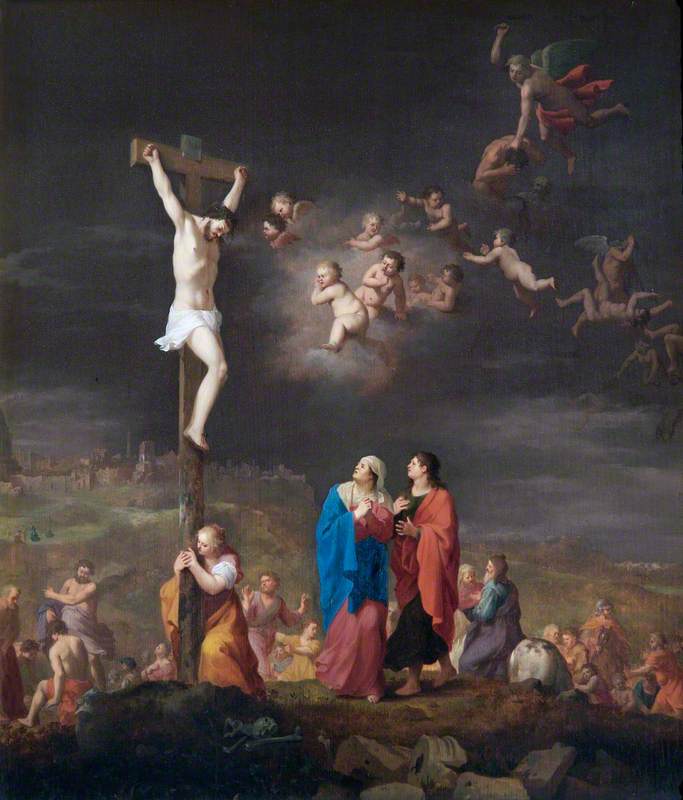 The Crucifixion, with the Fall of the Rebel Angels