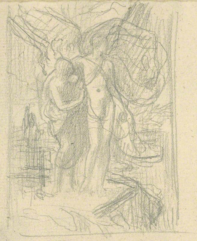 Compositional Sketch for 'Daedalus and Icarus'