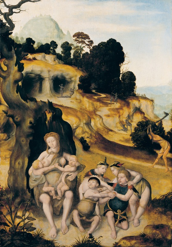 The Education of Cain and Abel by Adam and Eve