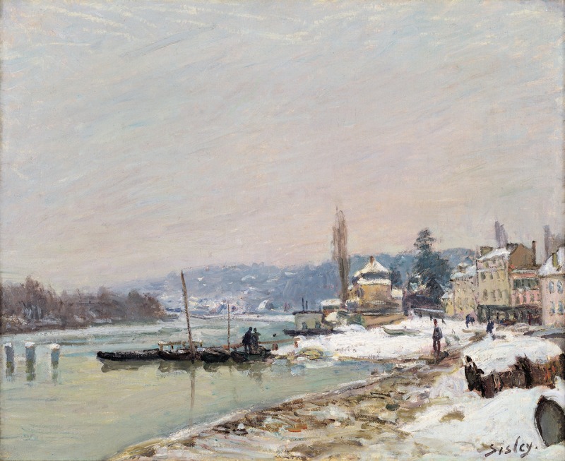 Port-Marly sous la neige