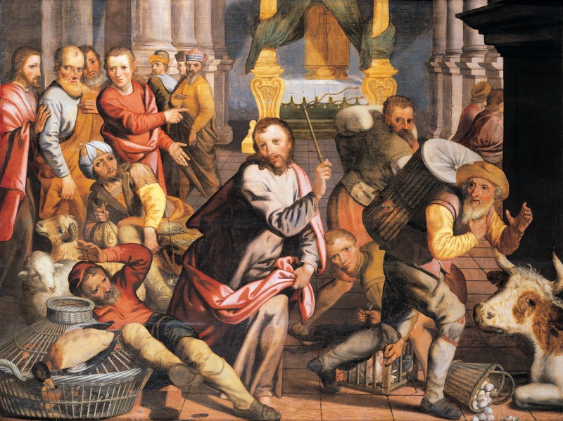 Christ Driving the Moneychangers from the Temple