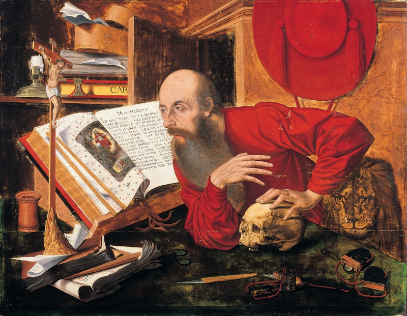 Saint Jerome in His Study