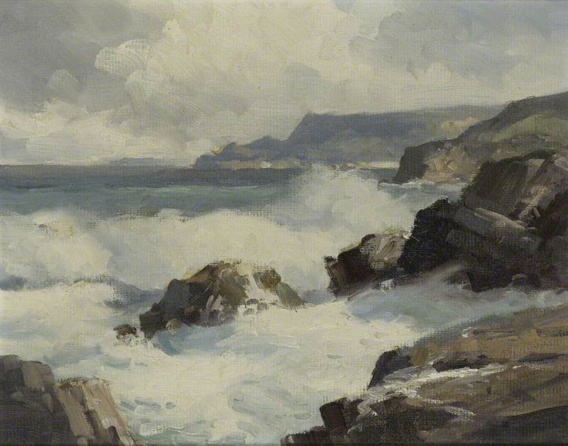 Rough Seas, Antrim Coast, Cushendum