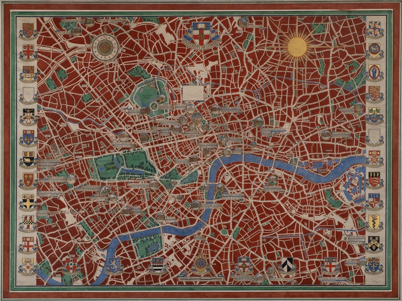 Map of London Showing University Colleges
