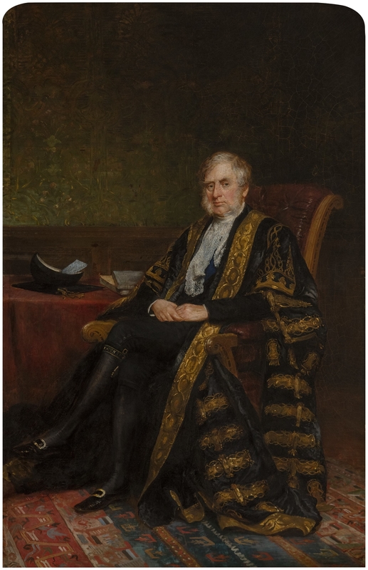 Sir William Cavendish (c.1505–1557), 2nd Earl of Burlington, Seated, Wearing Academic Robes, Full-Length