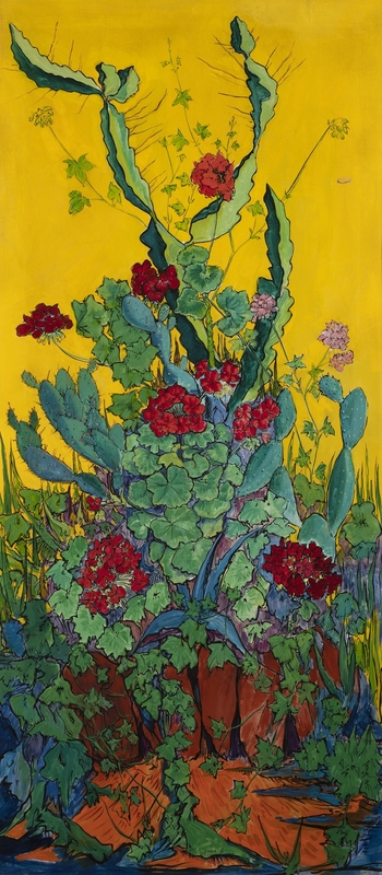Cactus and Flowers