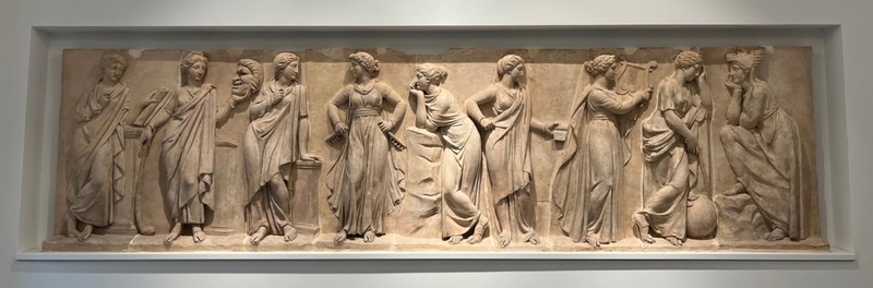 Copy of a Panel from the 'Sarcophagus of the Muses'*