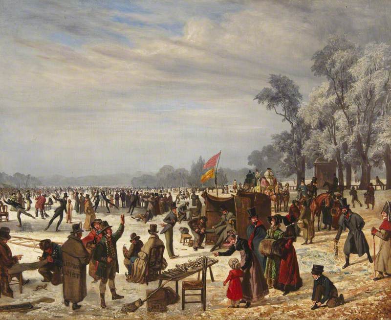 Serpentine, Hyde Park, during the Late Frost