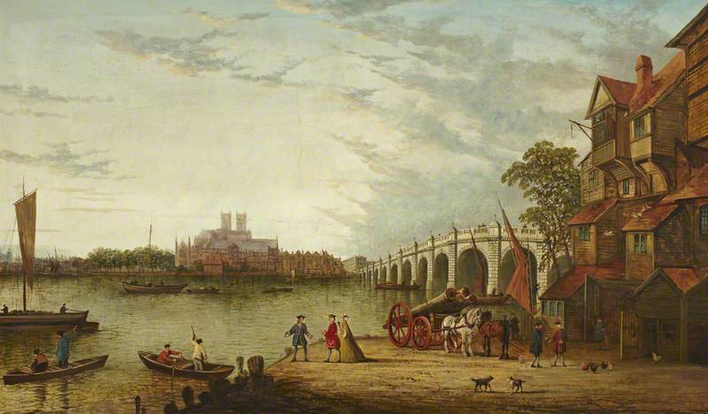 Old Westminster Bridge from Lambeth