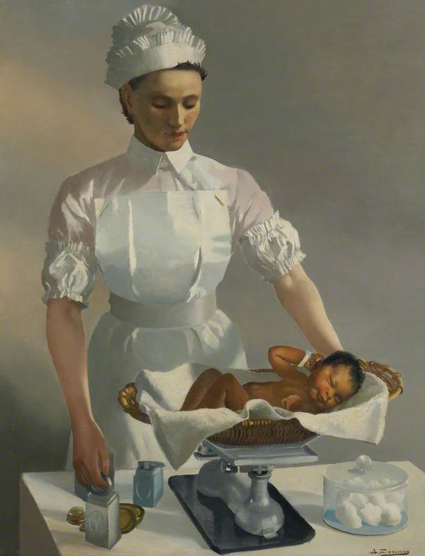Nursing Sister and Baby