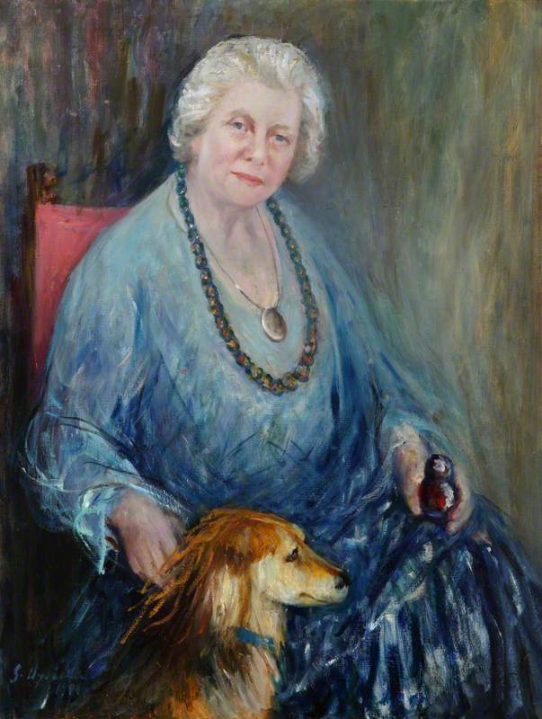 Dr Josephine Lomax-Simpson (1925–1999), FRCPsych, and 'Lulu' the Dog