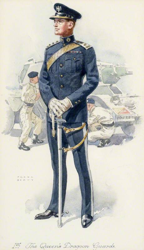 The Uniforms of the Services, 1st the Queen's Dragoon Guards