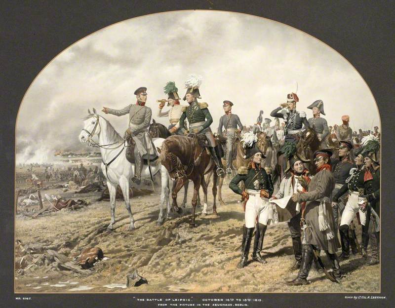 The Battle of Leipzig, 1813