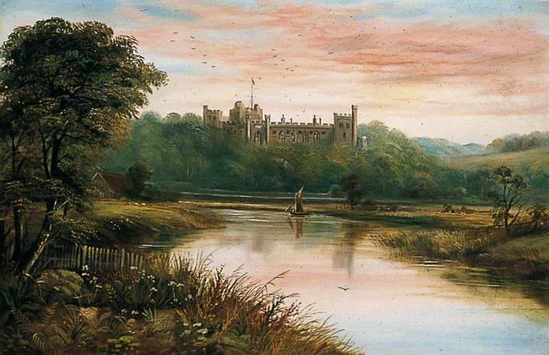 Arundel Castle from the Arun, West Sussex