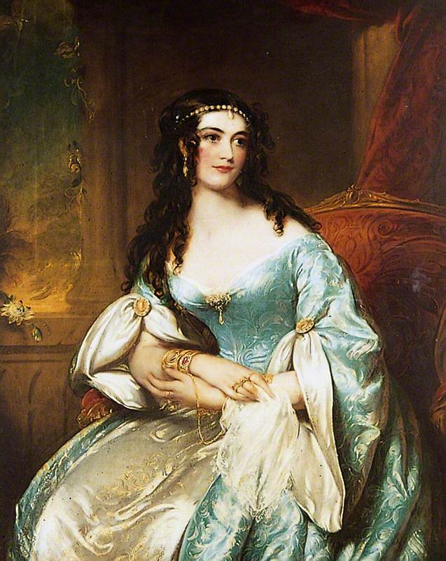 Miss Mordaunt (Mrs Nisbett) as Constance in 'The Love Chase', Worthing Theatre, 21 September 1838
