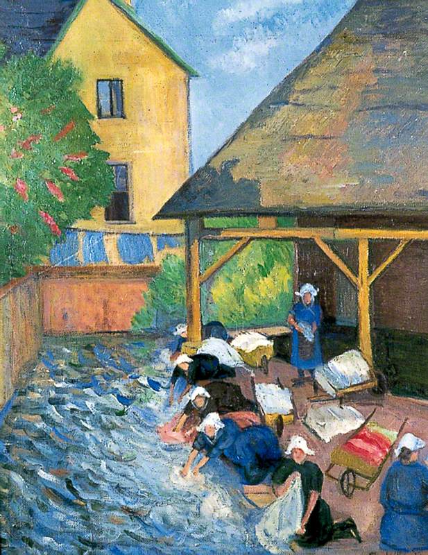 Le Lavoir, St Nicholas-du-Pelem, Brittany, France