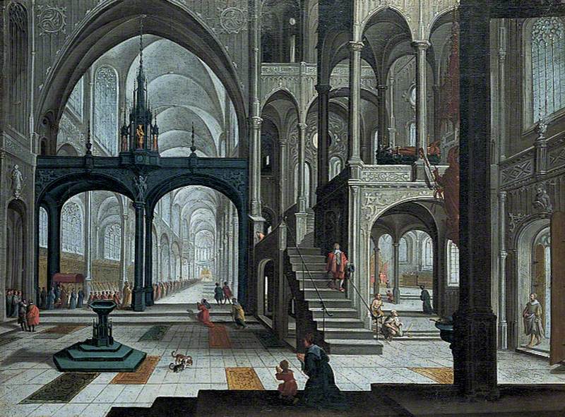 Procession in a Cathedral