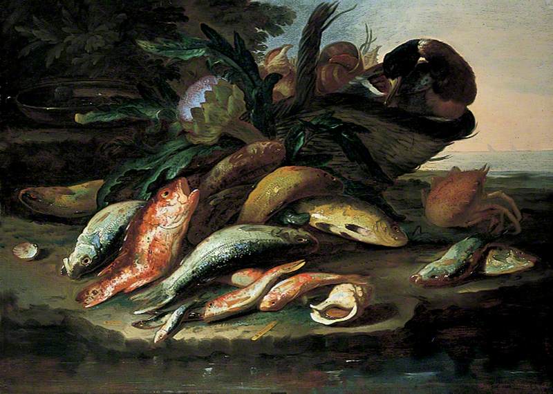 Still Life with Dead Fish and Game