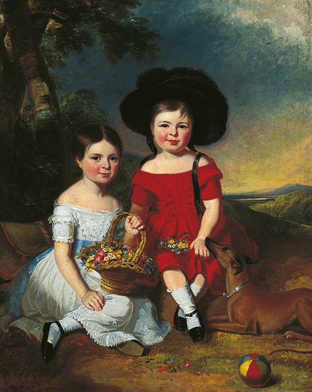 Annie and John Edward, Children of Thomas Rhodes of Leeds