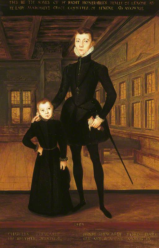 Henry Stuart (1545–1567), 1st Duke of Albany, 'Lord Darnley' and Charles Stuart (1555–1576), 1st Earl of Lennox