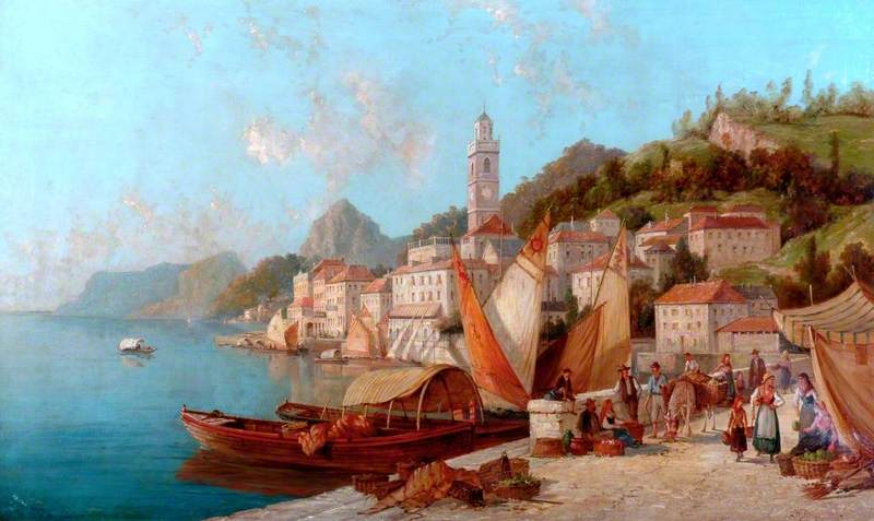 Coast Scene, Bellagio, Lake Como