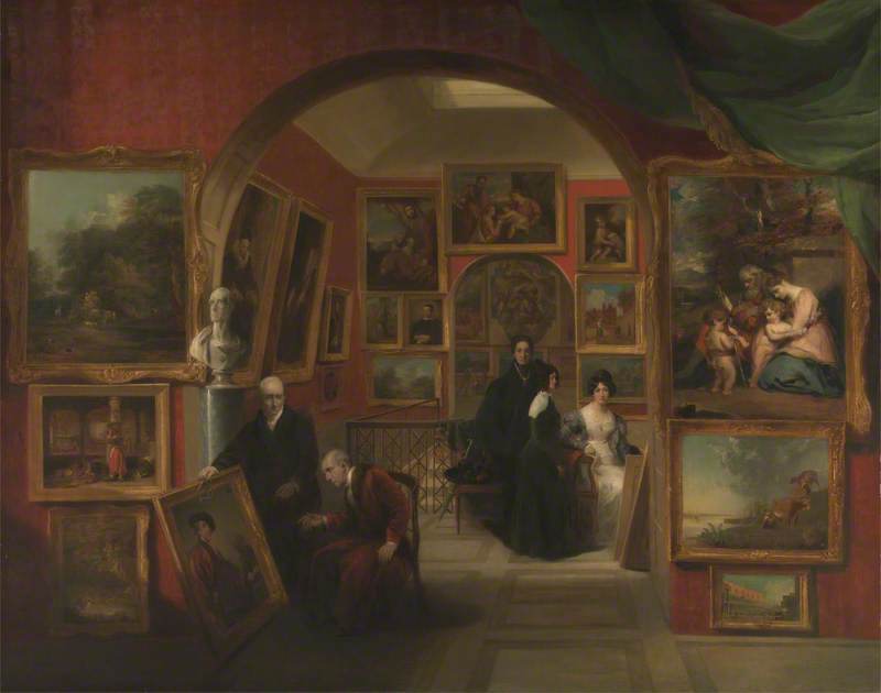 The Interior of the British Institution Gallery