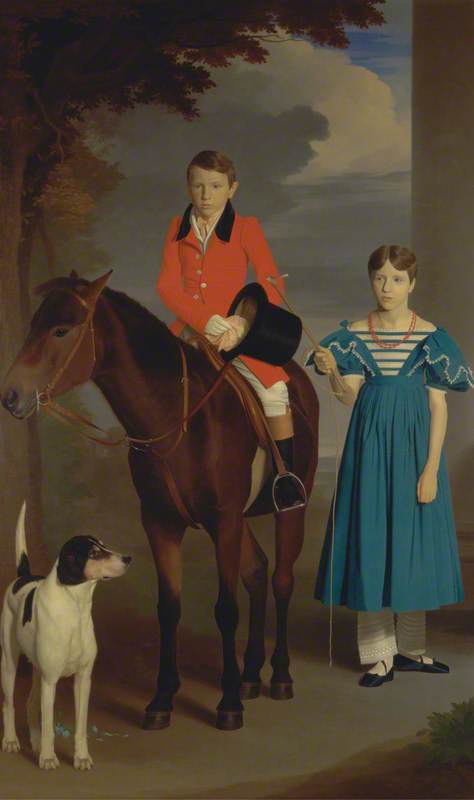 John Gubbins Newton and His Sister, Mary Newton