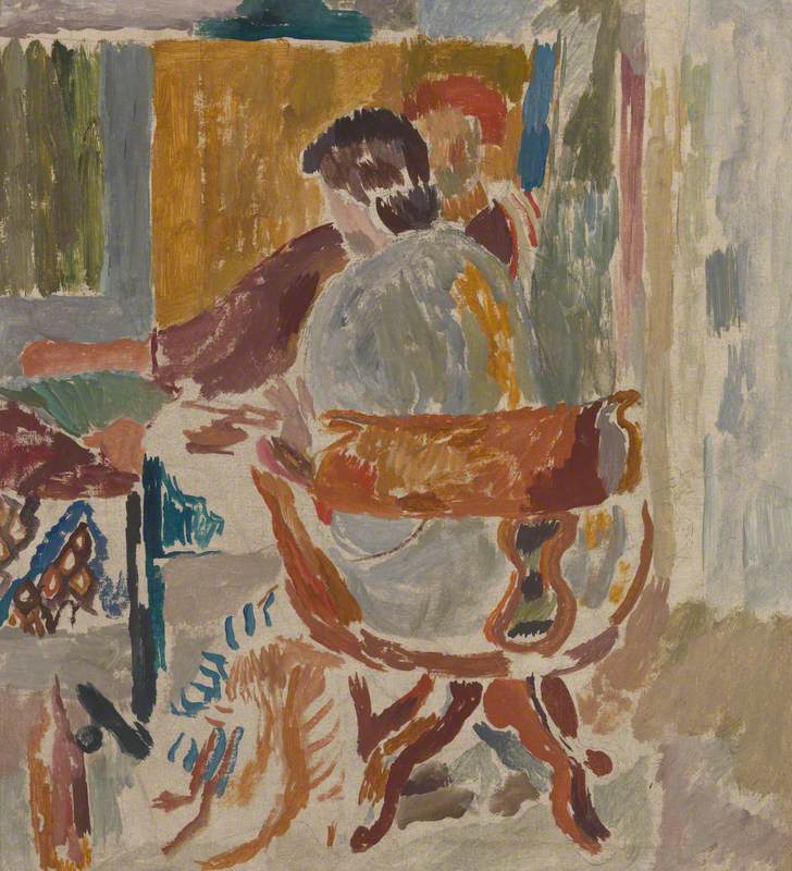 Vanessa Bell at Her Easel