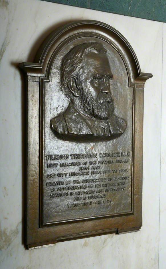 Memorial Tablet to Francis Thornton Barrett (1838–1919)