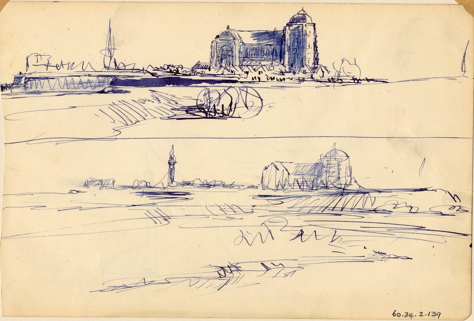 Landscape with Church & Tower