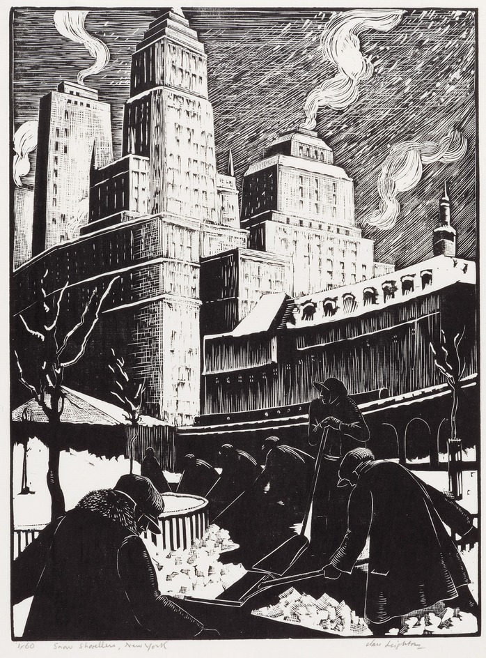 Snow Shovellers, New York