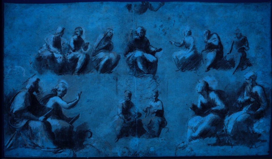 Christ and the Saints in Glory (Study for the Disputa)