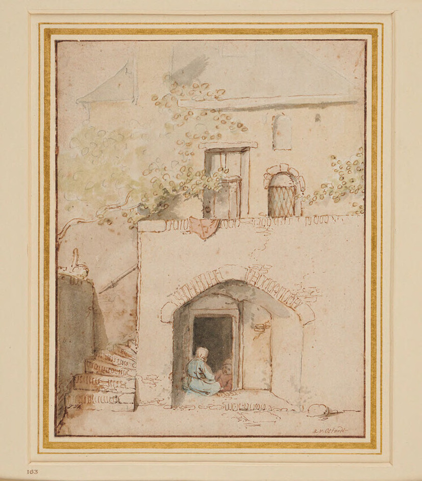 Study of the Front of a House