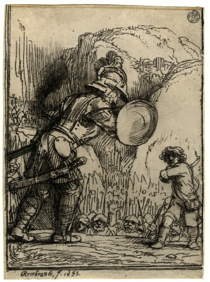 Plate 3: David and Goliath