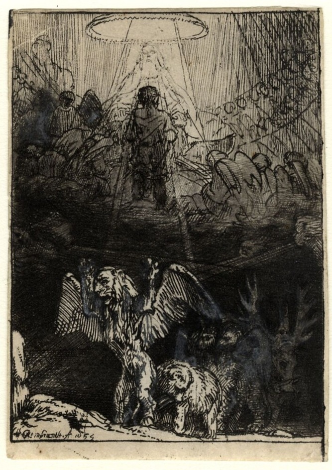 Plate 4: Daniel's Vision of the four Beasts