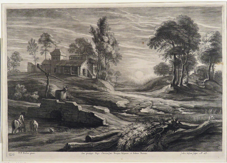 Landscape with a draw-well
