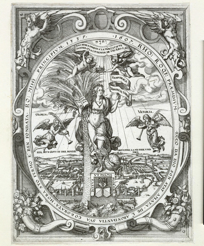 Allegorical composition with personification of Religion