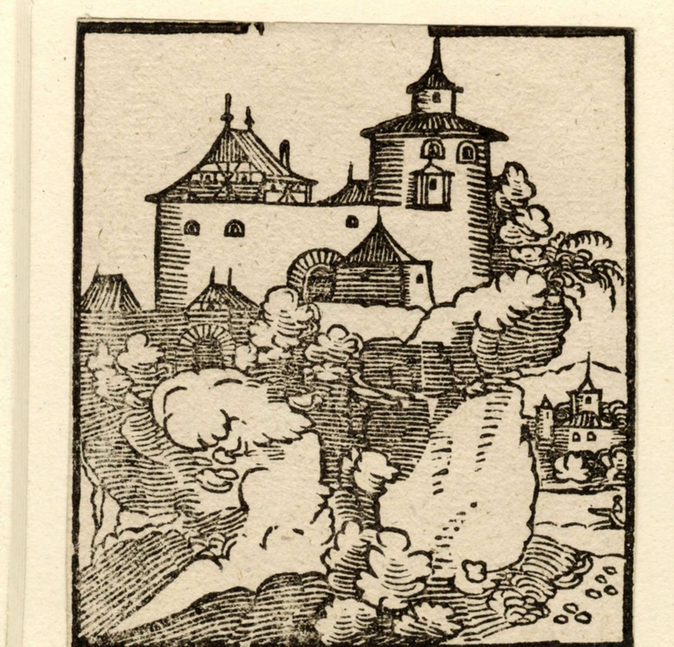 A castle on a mountain