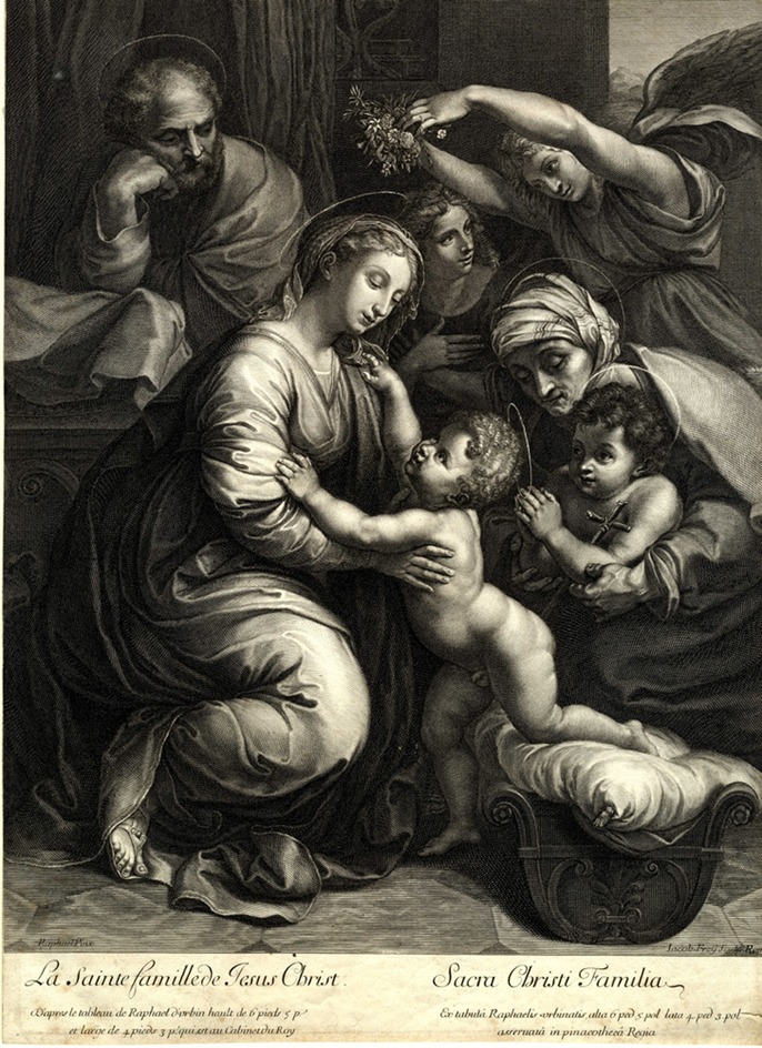 The Holy family with Saint Elizabeth and Saint John the Baptist, copy