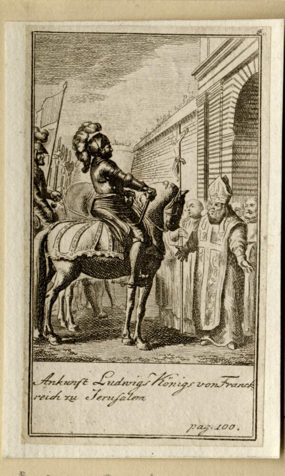 Arrival of King Louis of France to Jerusalem, copy