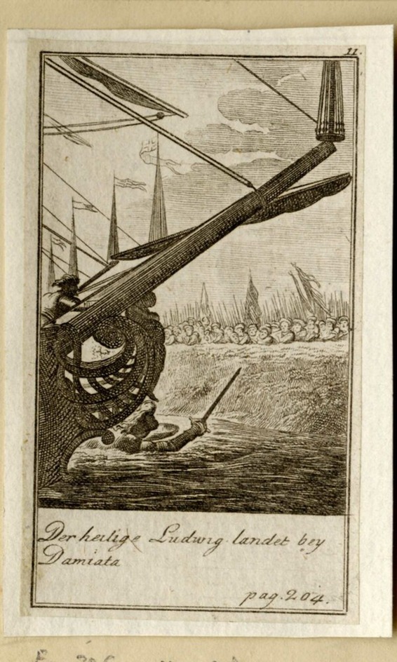 Saint Louis landing at Damiata, copy