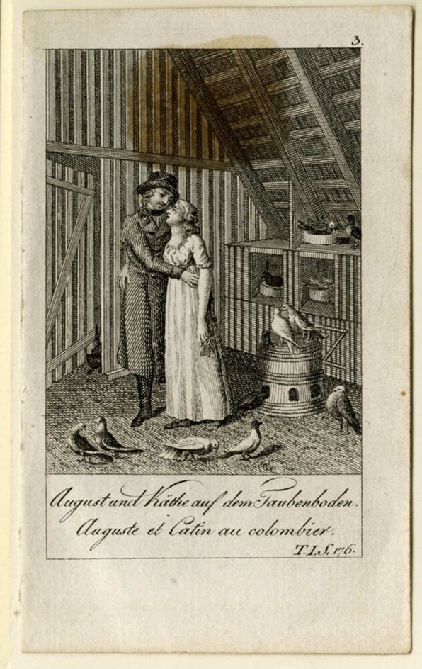 Auguste and Catin in the dovecote