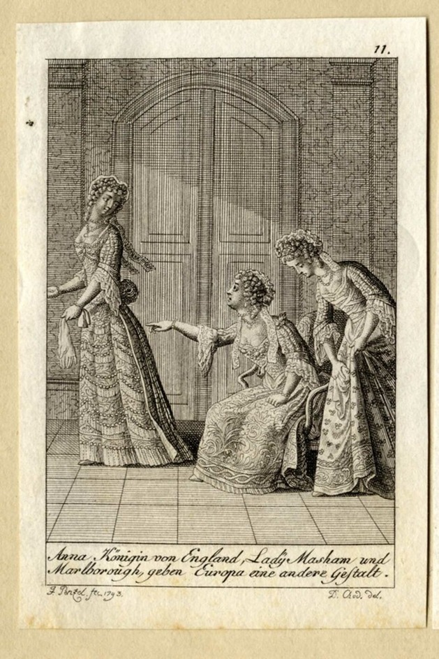 Queen Anne of England, Lady Masham and Marlborough