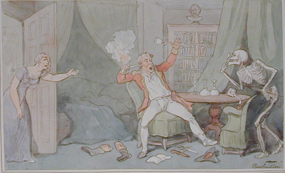 The Suicide (copy from Ackermann's 'English Dance of Death')
