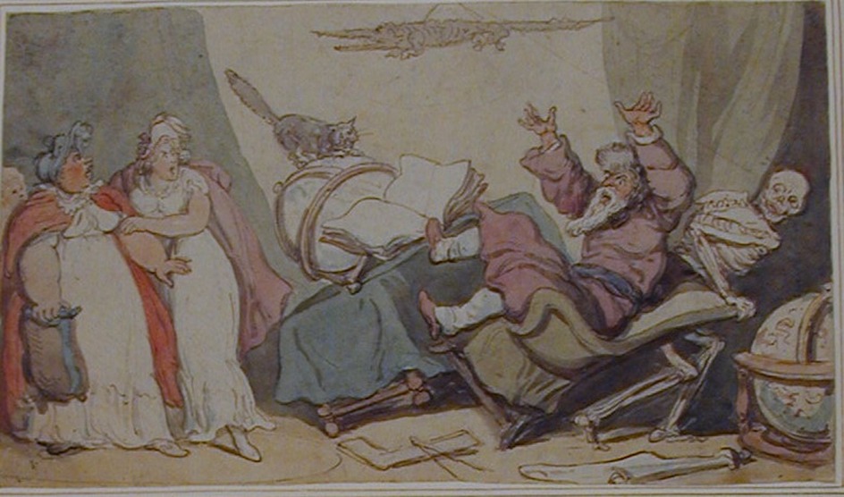 The Fortune Teller (copy from Ackermann's 'English Dance of Death')