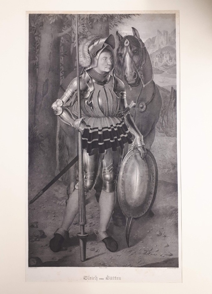 Ulrich von Hutten in armour