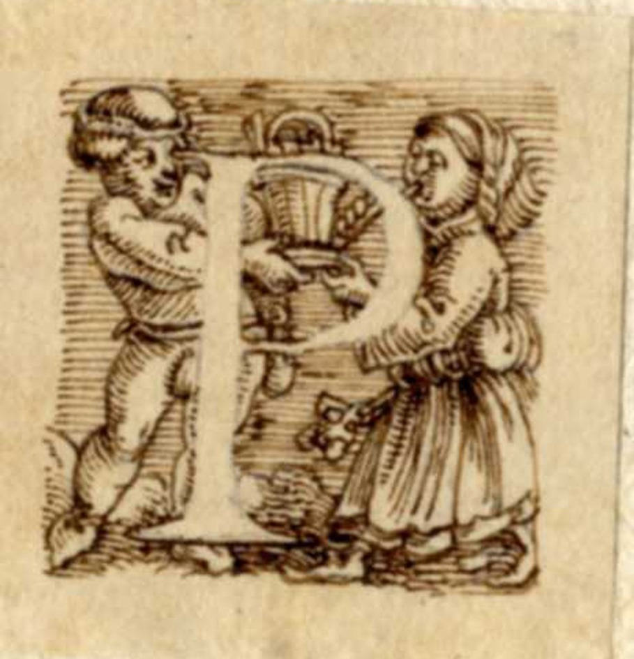Initial alphabet letter P