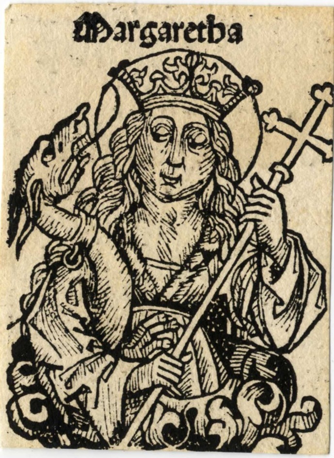 Recto: Saint Margaret
Verso: Pope Marcellus