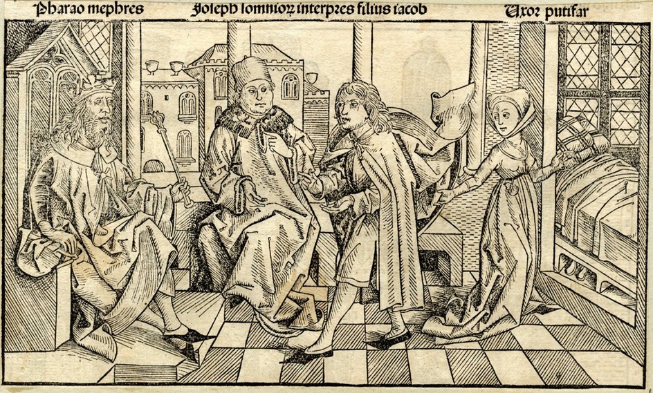 Joseph interpreting Pharaoh's dreams