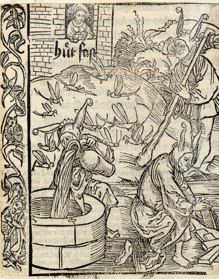 Recto: The vigilant fool (De custodia mulierum)
Verso: Letterpress